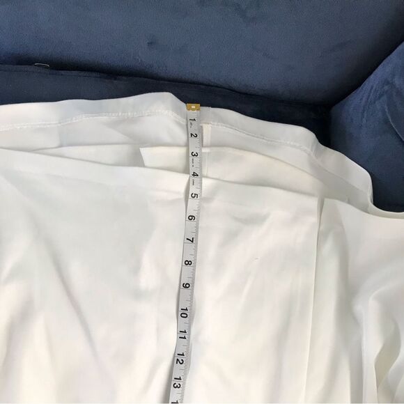 Faviana Candlelight Matte Satin Open Back Formal Dress Bridal Minimalist Size 4 - Picture 15 of 16